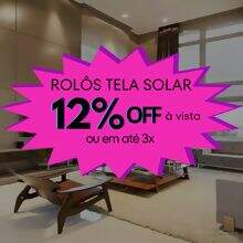 Cortina Rolô Tela Solar 3%